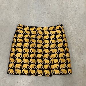 J Crew elephant skirt - sz 6
